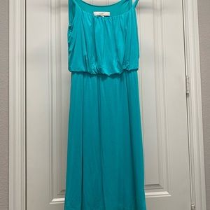 LOFT teal sundress size small